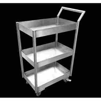 Stainless Steel Three Tier Tray Trolley