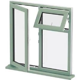 Upvc Window With Acoustic Panel, Glass Type: Toughened Glass