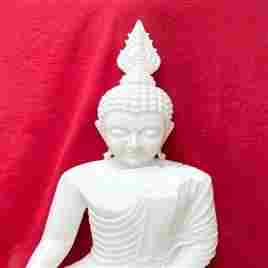 White Marble Buddha Statue 3