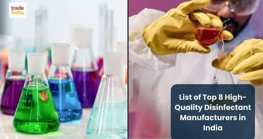 List of Top 8 High-Quality Disinfectant Manufacturers in India