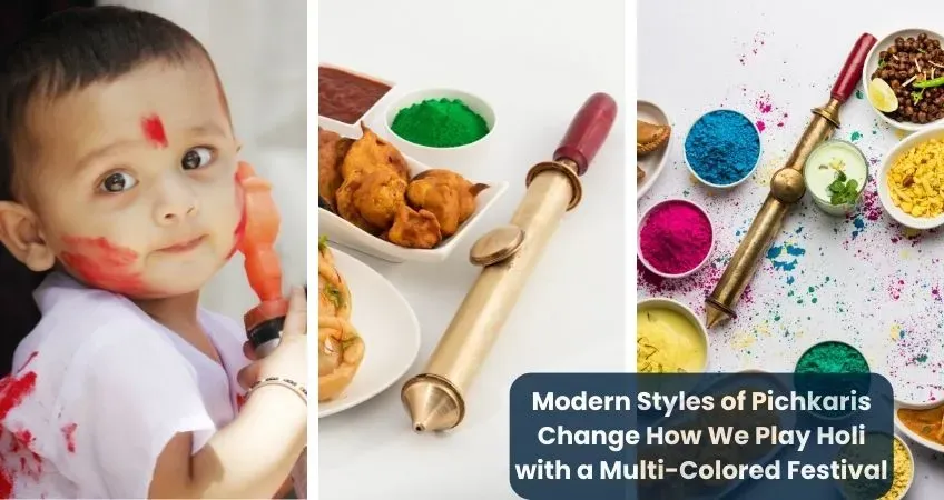 Modern Styles of Pichkaris Change How We Play Holi with a Multi-Colored ...