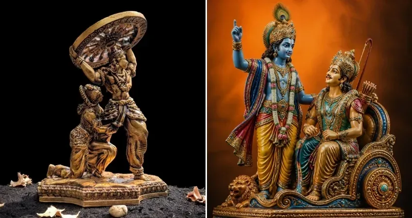 Parth Sarathi (Krishna-Arjuna, Geeta Updesh)