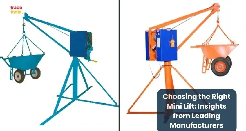 Find the Right Mini Lift: Insights from Leading Manufacturers