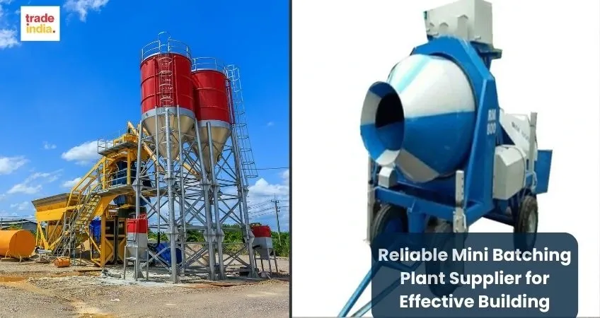 Reliable Mini Batching Plant Supplier for Effective Building