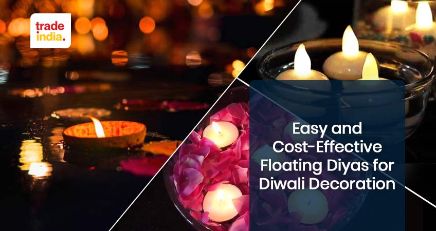 Easy and Cost-Effective Floating Diyas for 2023 Diwali Decoration