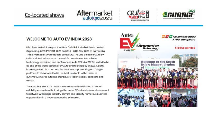 AUTO EV INDIA 2023
