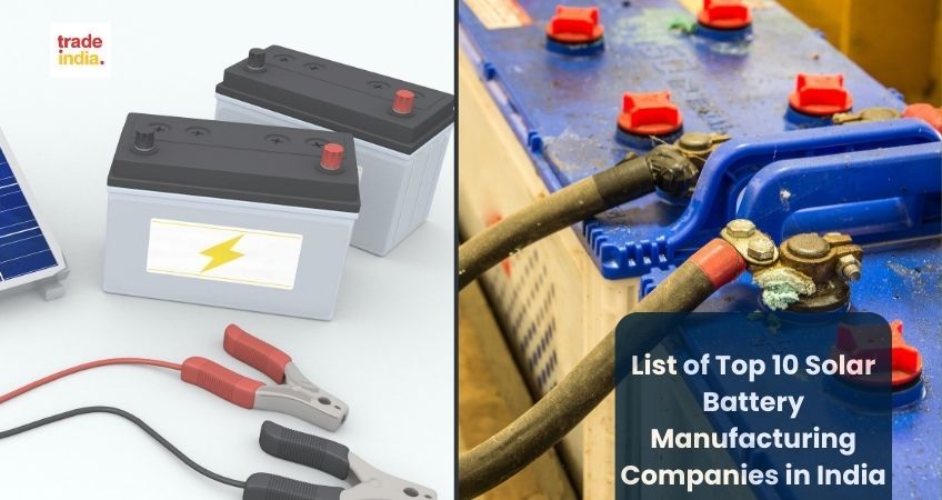 List of Top 10 Solar Battery Manufacturing Companies in India