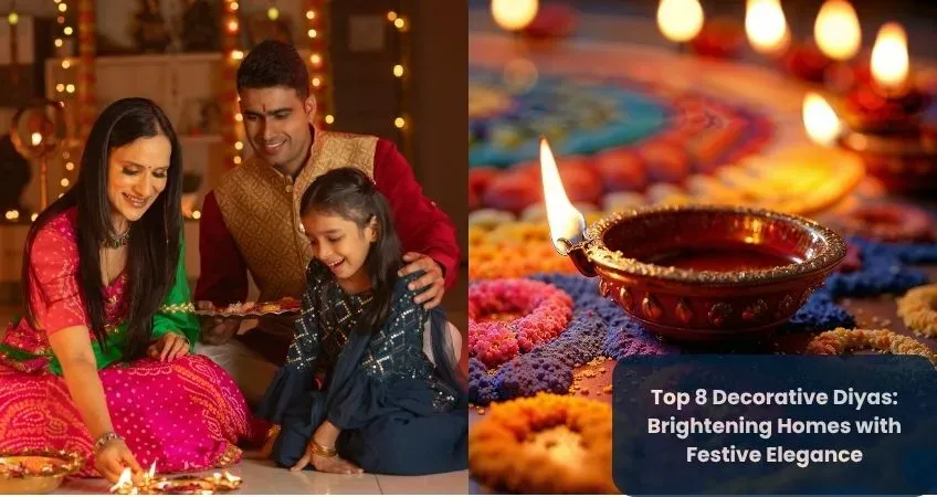 Top 8 Decorative Diyas: Brightening Homes with Festive Elegance