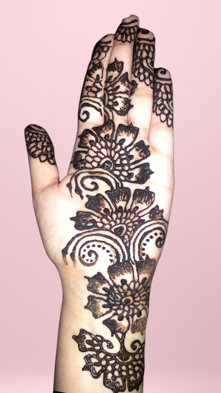 Top 8 Arabic Mehndi Design For Henna Parties And Gatherings ...